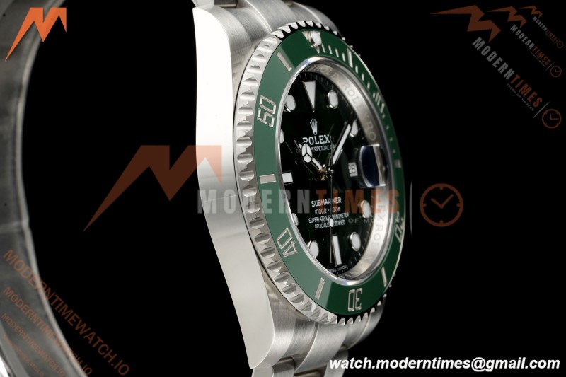 Rolex - Submariner Hulk 40mm 116610LV 904L SS/SS Green VF DD3135 | 롤렉스 - 서브마리너 헐크 40mm 116610LV 904L 스테인리스 스틸/스테인리스 스틸 그린 VF DD3135