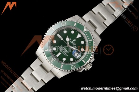 Rolex - Submariner Hulk 40mm 116610LV 904L SS/SS Green VF DD3135
