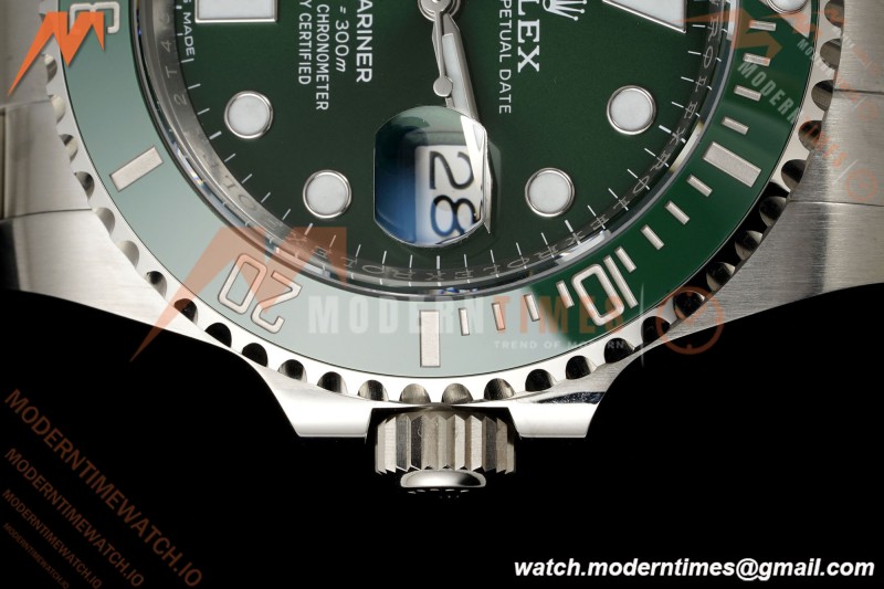 Rolex - Submariner Hulk 40mm 116610LV 904L SS/SS Green VF DD3135 | 롤렉스 - 서브마리너 헐크 40mm 116610LV 904L 스테인리스 스틸/스테인리스 스틸 그린 VF DD3135
