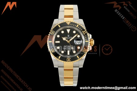 Rolex - Submariner 40mm 116613LN 904L YG/SS Black VF DD3135
