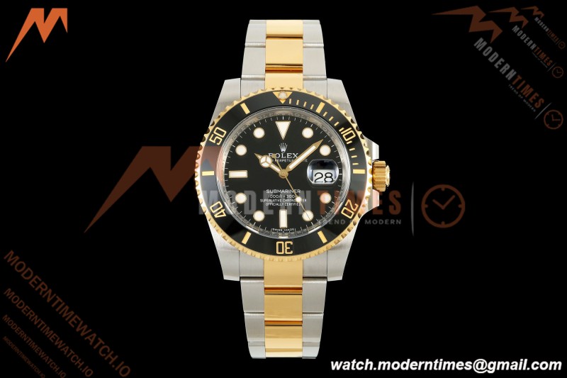 Rolex - Submariner 40mm 116613LN 904L YG/SS Black VF DD3135