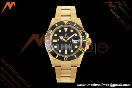 Rolex - Submariner 41mm 126618LN 904L YG/YG Black VF DD3235