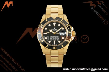 Rolex - Submariner 41mm 126618LN 904L YG/YG Black VF DD3235