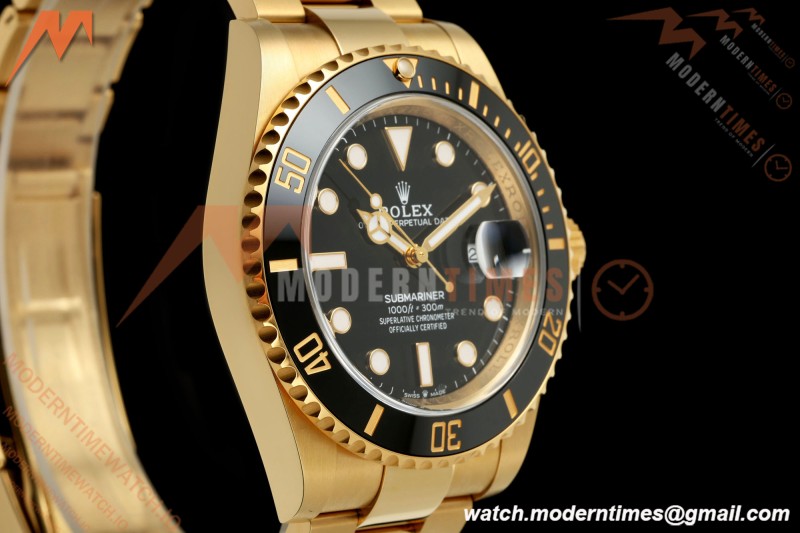 Rolex - Submariner 41mm 126618LN 904L YG/YG Black VF DD3235