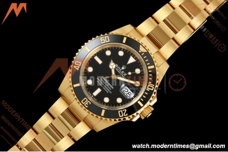 Rolex - Submariner 41mm 126618LN 904L YG/YG Black VF DD3235