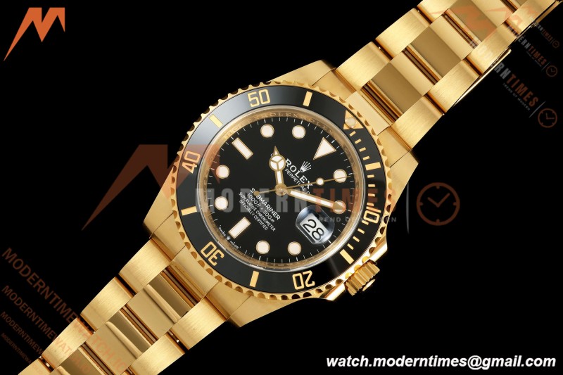 Rolex - Submariner 41mm 126618LN 904L YG/YG Black VF DD3235