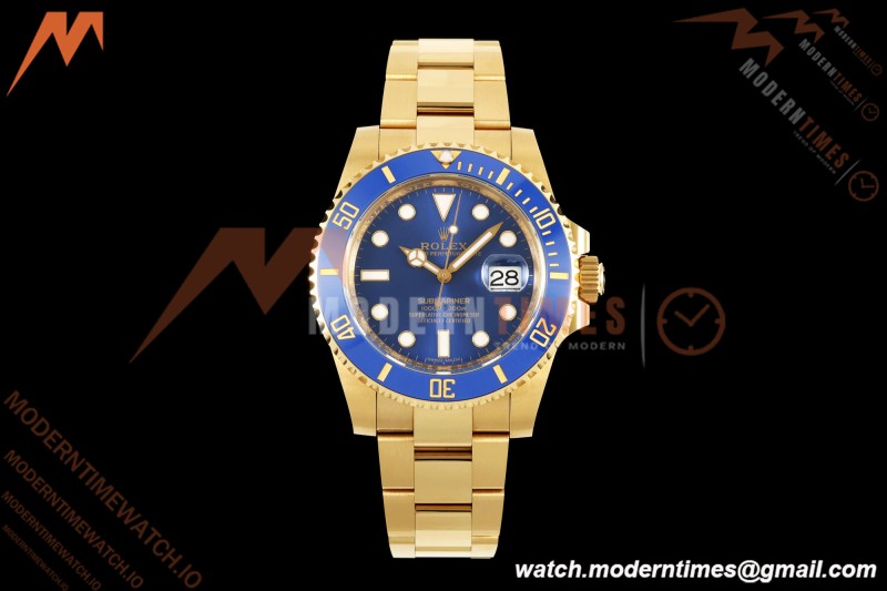 Rolex - Submariner 41mm 126618LB 904L YG/YG Blue VF DD3235