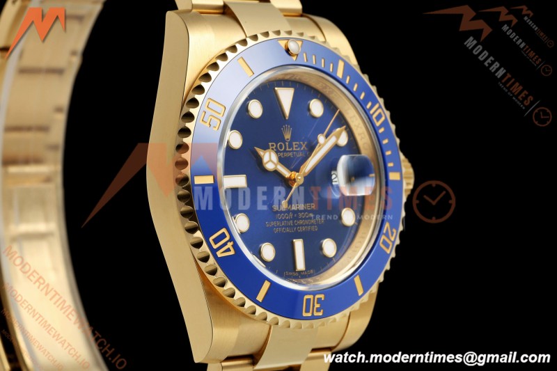 Rolex - Submariner 41mm 126618LB 904L YG/YG Blue VF DD3235