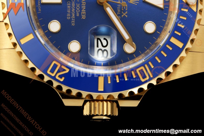 Rolex - Submariner 41mm 126618LB 904L YG/YG Blue VF DD3235
