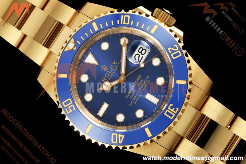 Rolex - Submariner 41mm 126618LB 904L YG/YG Blue VF DD3235