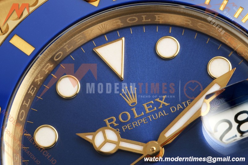 Rolex - Submariner 41mm 126618LB 904L YG/YG Blue VF DD3235