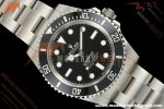 Rolex - Submariner 124060 No Date 904L 41mm SS/SS Black VF DD3230