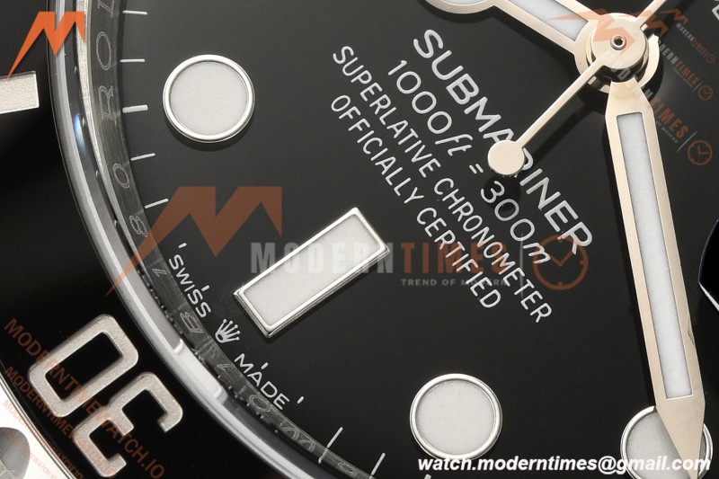 Rolex - Submariner 126610LN 904L 41mm SS/SS Black VSF V4 DD3235