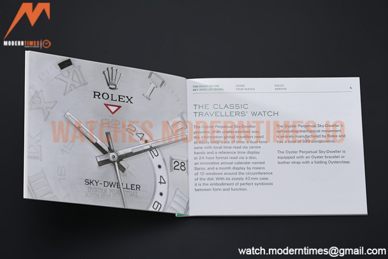 Rolex - Watch Box Set 1:1 Top Version with Pamphlet, Card and Tags