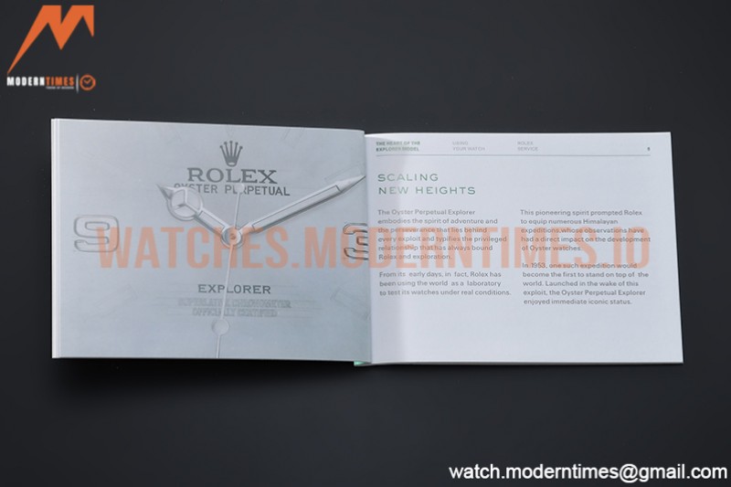 Rolex - Watch Box Set 1:1 Top Version with Pamphlet, Card and Tags