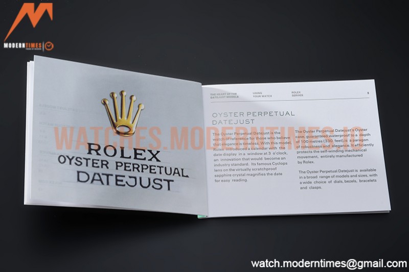 Rolex - Watch Box Set 1:1 Top Version with Pamphlet, Card and Tags