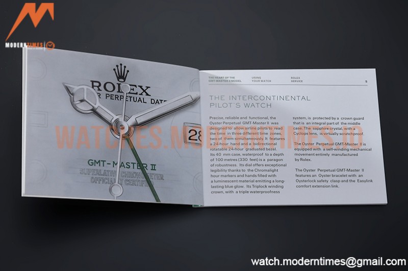 Rolex - Watch Box Set 1:1 Top Version with Pamphlet, Card and Tags