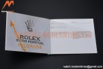 Rolex - Watch Box Set 1:1 Top Version with Pamphlet, Card and Tags