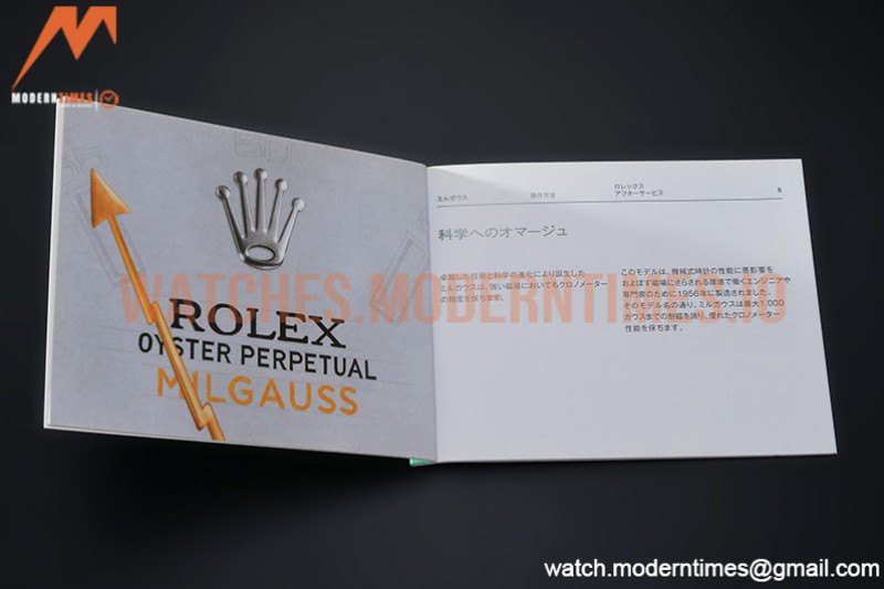 Rolex - Watch Box Set 1:1 Top Version with Pamphlet, Card and Tags