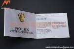 Rolex - Watch Box Set 1:1 Top Version with Pamphlet, Card and Tags