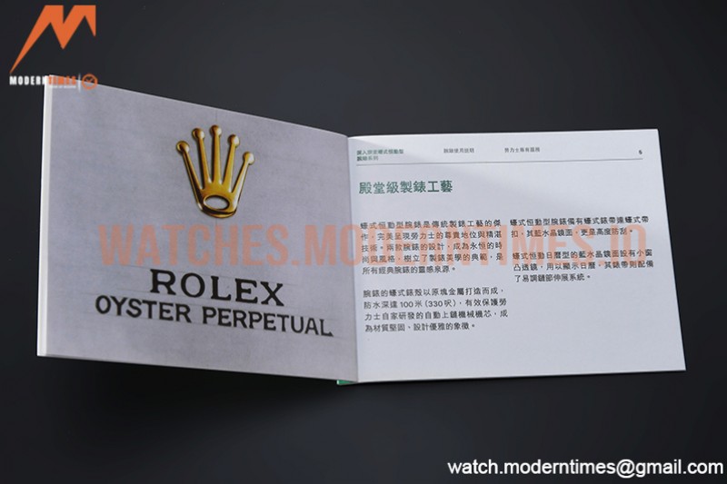 Rolex - Watch Box Set 1:1 Top Version with Pamphlet, Card and Tags