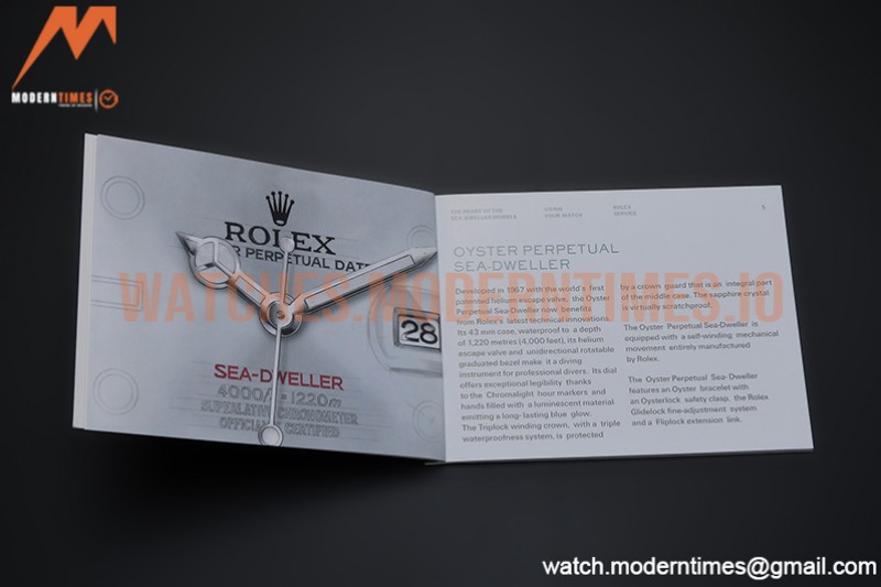 Rolex - Watch Box Set 1:1 Top Version with Pamphlet, Card and Tags