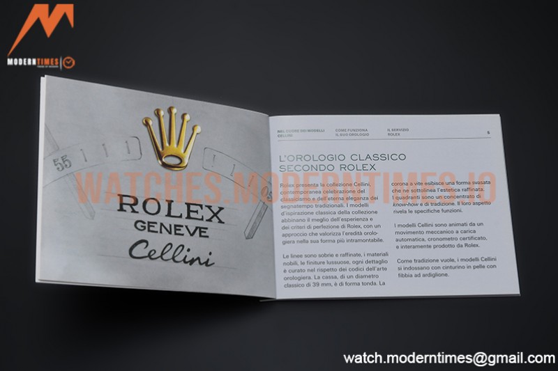 Rolex - Watch Box Set 1:1 Top Version with Pamphlet, Card and Tags