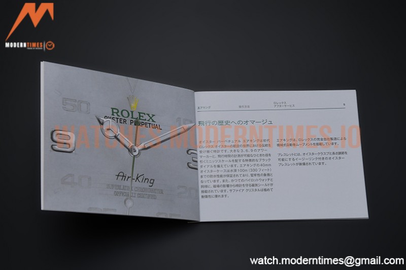 Rolex - Watch Box Set 1:1 Top Version with Pamphlet, Card and Tags