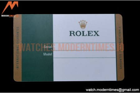 Rolex - Watch Box Set 1:1 Top Version With Pamphlet, Card and Tags - Free Gift
