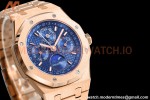 Audemars Piguet - Royal Oak Perpetual Calendar 26574OR RG/RG Blue BBRF A5134