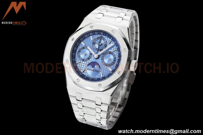 Audemars Piguet - Royal Oak Perpetual Calendar 26574PT SS/SS Blue BBRF A5134