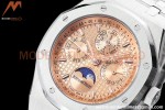 Audemars Piguet - Royal Oak Perpetual Calendar 26615TI SS/SS Salmon BBRF A5134