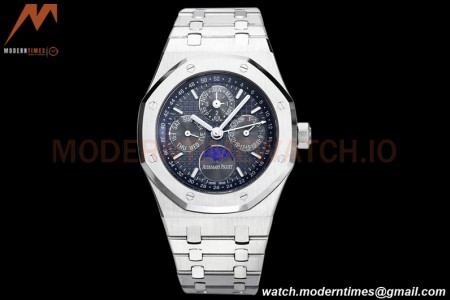 Audemars Piguet - Royal Oak Perpetual Calendar 26574ST SS/SS Blue BBRF A5134