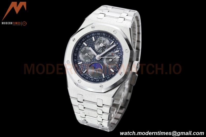Audemars Piguet - Royal Oak Perpetual Calendar 26574ST SS/SS Blue BBRF A5134