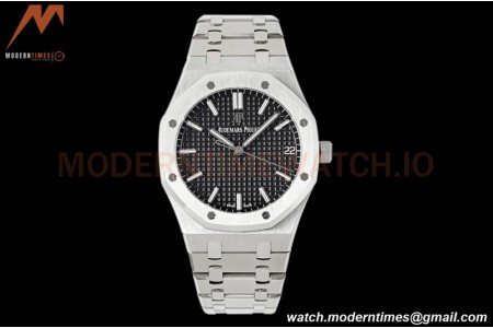Audemars Piguet - Royal Oak 41mm 15500 SS/SS Black/Stk APSF A4302 Mod