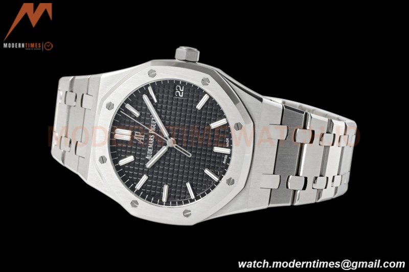 Audemars Piguet - Royal Oak 41mm 15500 SS/SS Black/Stk APSF A4302 Mod