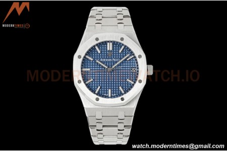 Audemars Piguet - Royal Oak 41mm 15500 SS/SS Blue/Stk APSF A4302 Mod