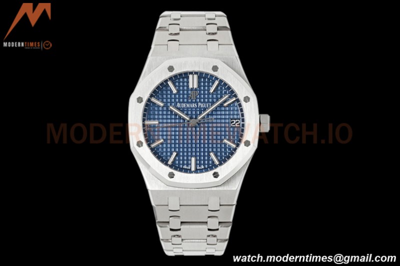 Audemars Piguet - Royal Oak 41mm 15500 SS/SS Blue/Stk APSF A4302 Mod