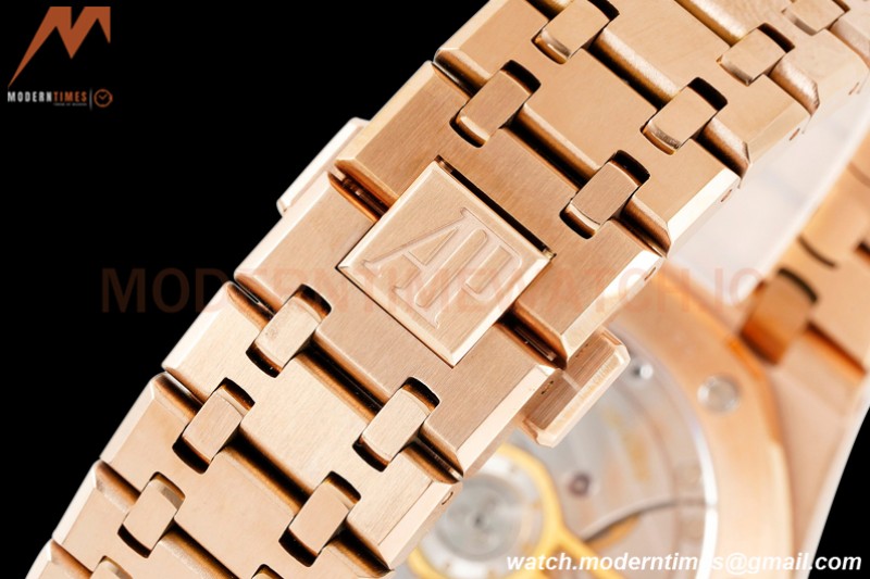 Audemars Piguet - Royal Oak 41mm 15500 RG/RG Blk/Stk APSF A4302 Mod