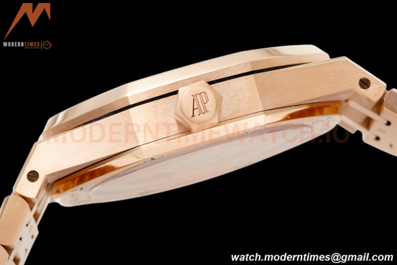 Audemars Piguet - Royal Oak 41mm 15500 RG/RG Blk/Stk APSF A4302 Mod