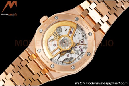 Audemars Piguet - Royal Oak 41mm 15500 RG/RG Blk/Stk APSF A4302 Mod