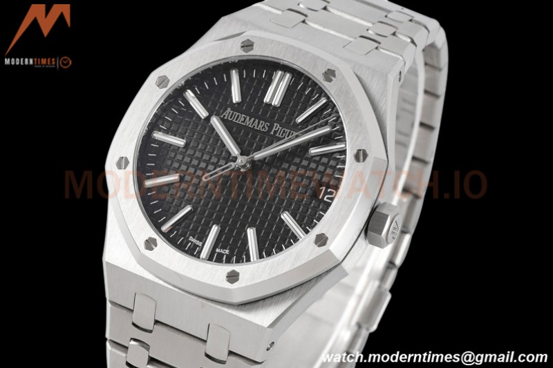 Audemars Piguet - Royal Oak 41mm 15510 SS/SS Blk/Stk APSF A4302 Mod