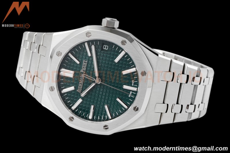 Audemars Piguet - Royal Oak 41mm 15510 SS/SS Green/Stk APSF A4302 Mod