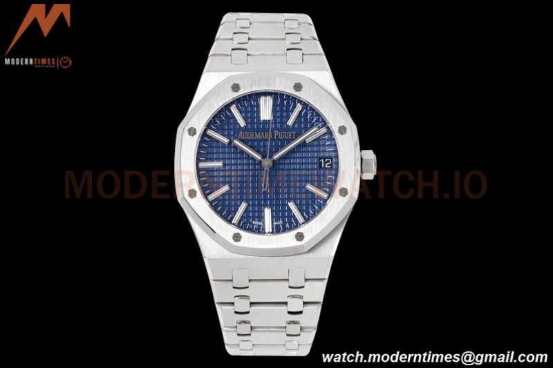 Audemars Piguet - Royal Oak 41mm 15510 SS/SS Blue/Stk APSF A4302 Mod