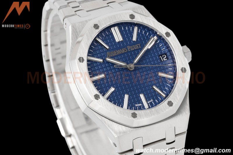 Audemars Piguet - Royal Oak 41mm 15510 SS/SS Blue/Stk APSF A4302 Mod