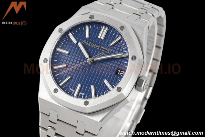 Audemars Piguet - Royal Oak 41mm 15510 SS/SS Blue/Stk APSF A4302 Mod