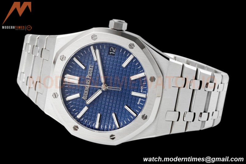 Audemars Piguet - Royal Oak 41mm 15510 SS/SS Blue/Stk APSF A4302 Mod