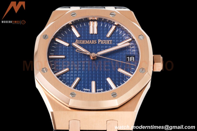 Audemars Piguet - Royal Oak 41mm 15510 RG/LE Blue/Stk APSF A4302 Mod
