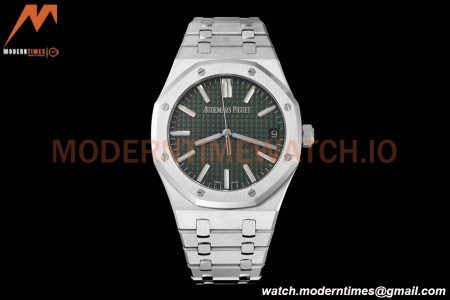 Audemars Piguet - Royal Oak 15510 50th Anniversary 41mm SS/SS Grn/Stk ZF A4302 Mod