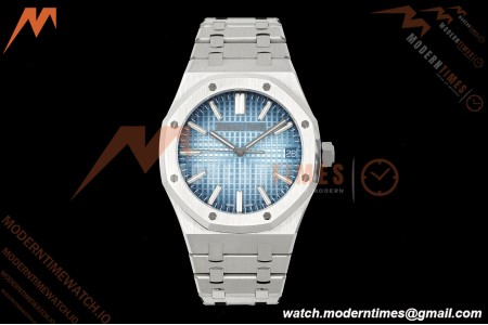 Audemars Piguet - Royal Oak 41mm 15510BC SS/SS Smoke Blue ZF SA4302 Mod